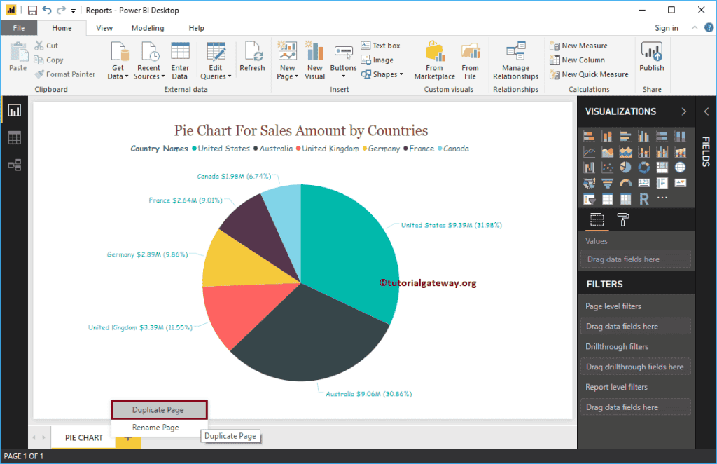 Add Rename and Duplicate Pages in Power BI 5