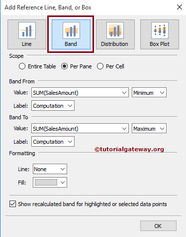 Add Reference Bands in Tableau 1