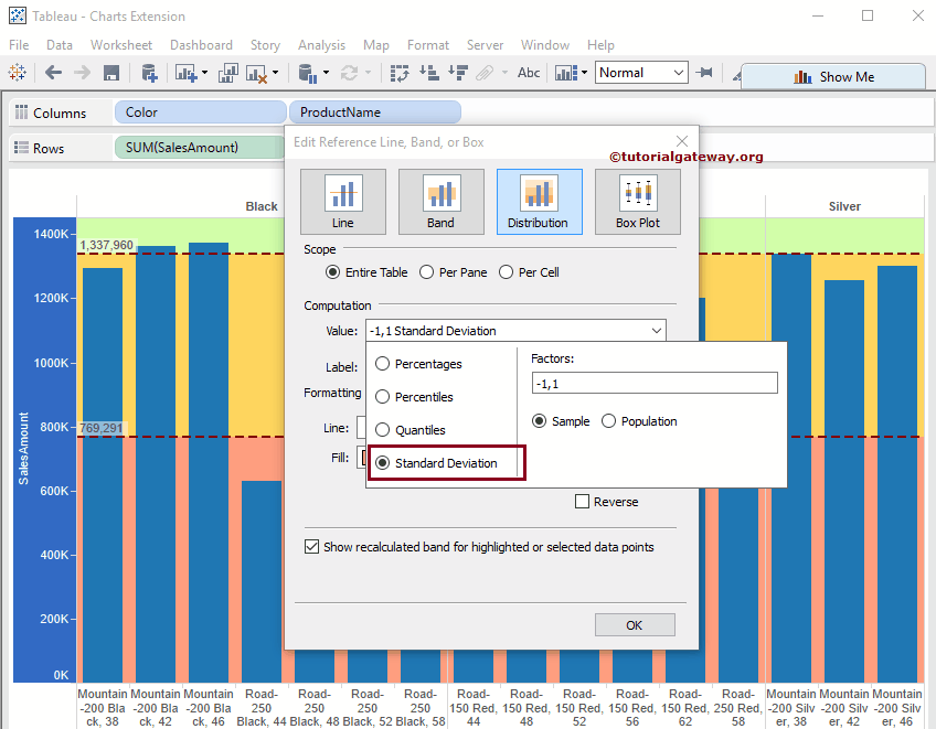 Add Reference Distributions in Tableau 12