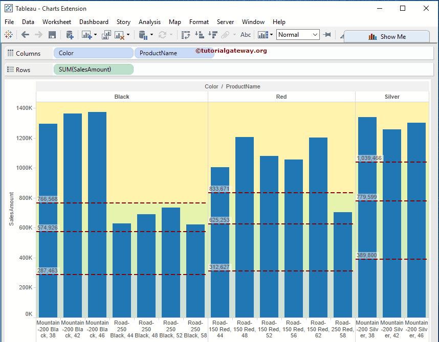 Add Reference Distributions in Tableau 16