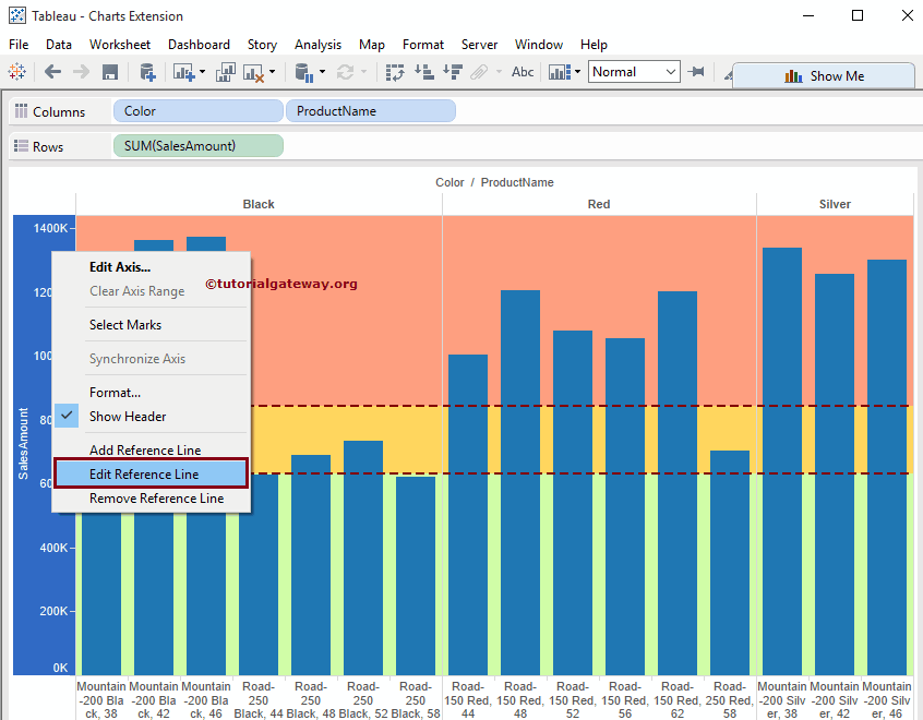 Add Reference Distributions in Tableau 9