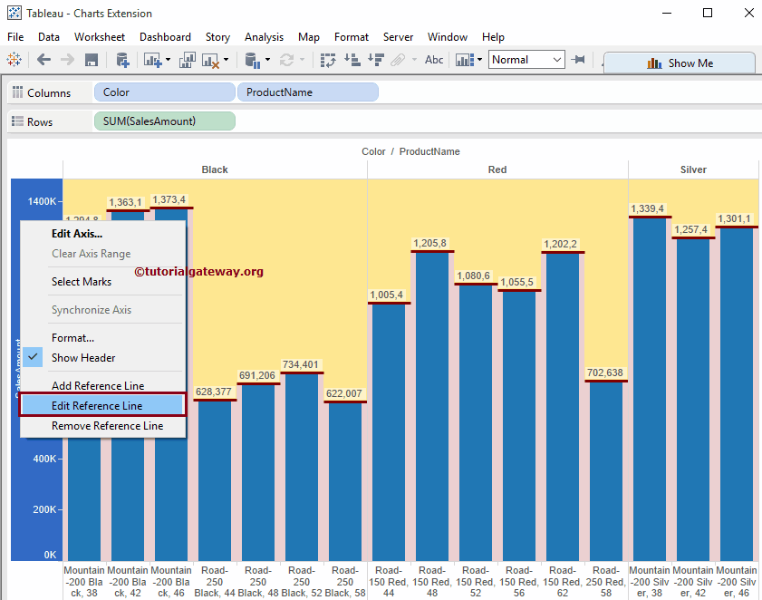 Edit Reference Lines