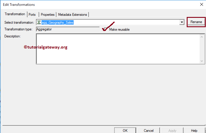 Aggregator Transformation 8