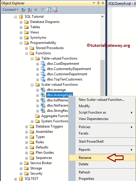 Choose the Rename Option 8