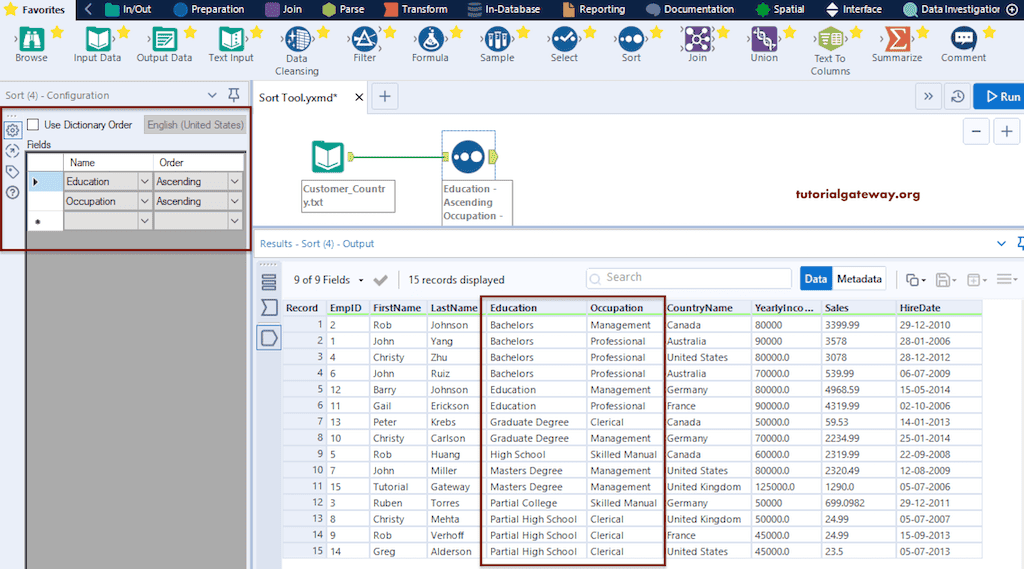Multiple columns in Ascending 7