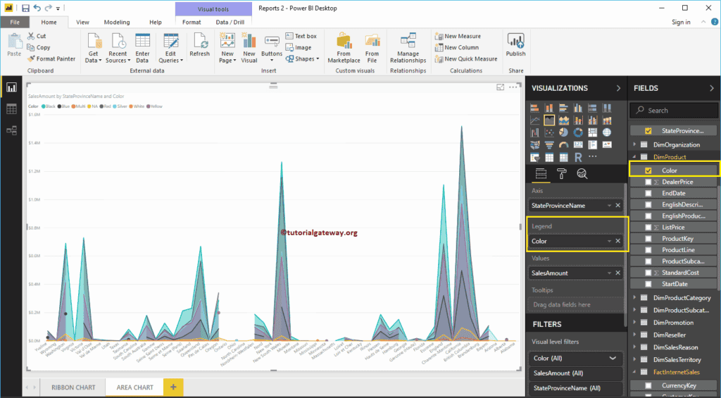 Stacked Area Chart 7
