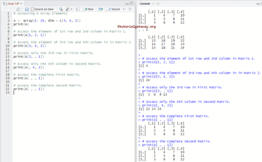 Access Array items 3