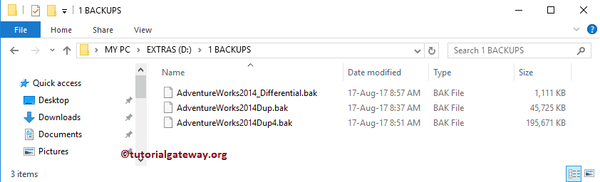 Differential Backup SQL Database 2
