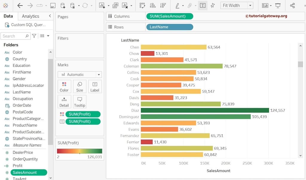 Change Tableau Bar Chart Colors 6