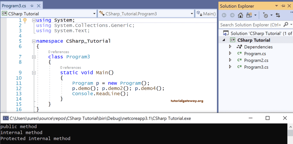 Accessing members of the class using a non-child class of the same project