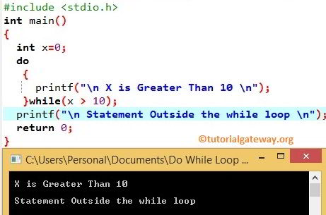 Do While Loop Output 4