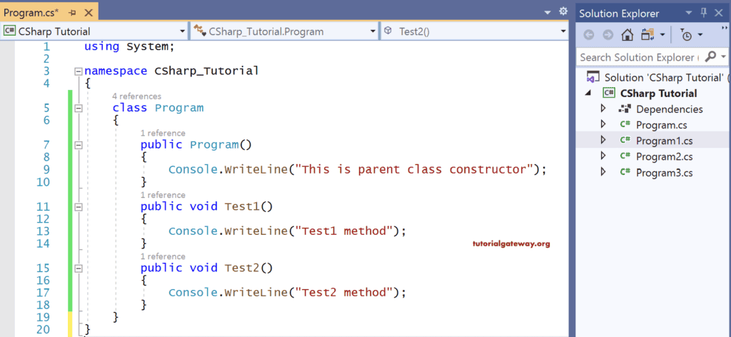 C# Inheritance 1