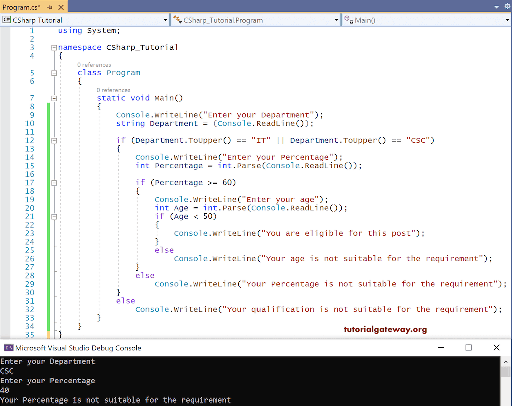 Nested If Statement 1