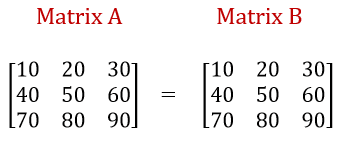 C Program to Check Two Matrices are Equal or Not 0