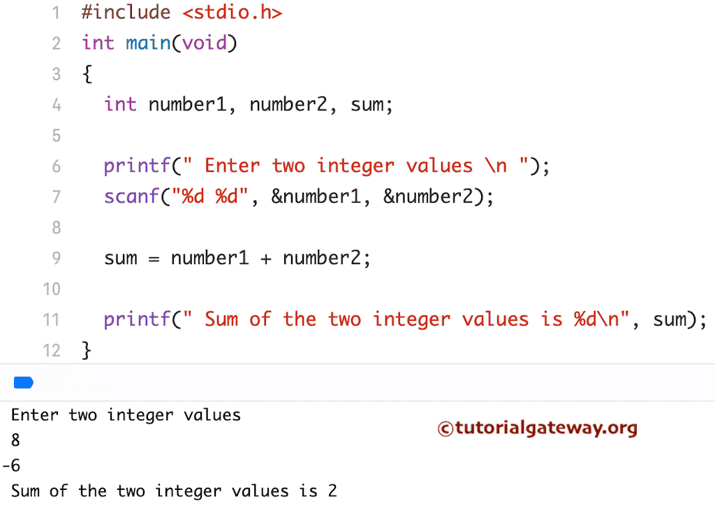 Add Two Negative numbers