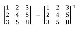 Check Symmetric Matrix or Not 1