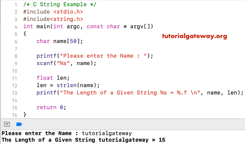 Finding the String Length