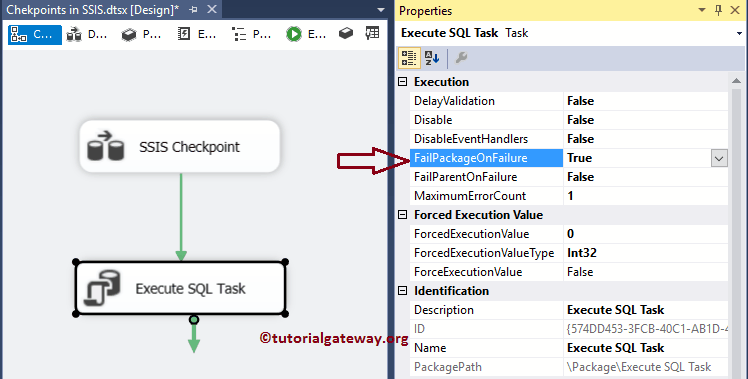 Fail Package on Failure