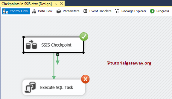 Checkpoints in SSIS Example 9