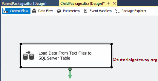 Child Package Configuration