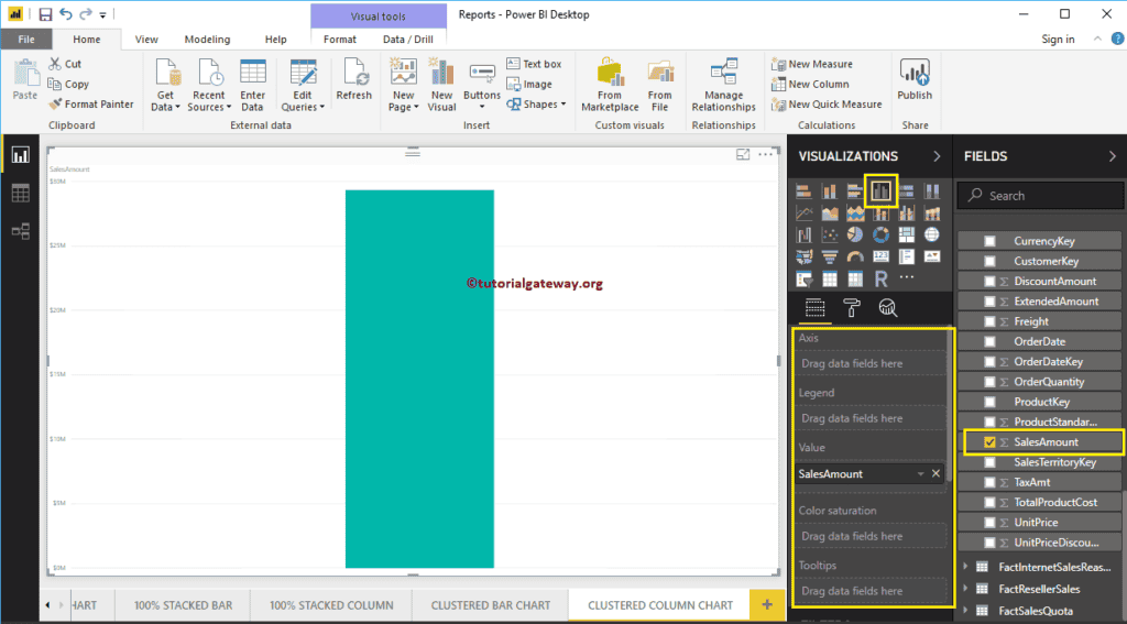 Clustered Column Chart 5