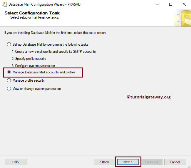 Configure Database Mail 16