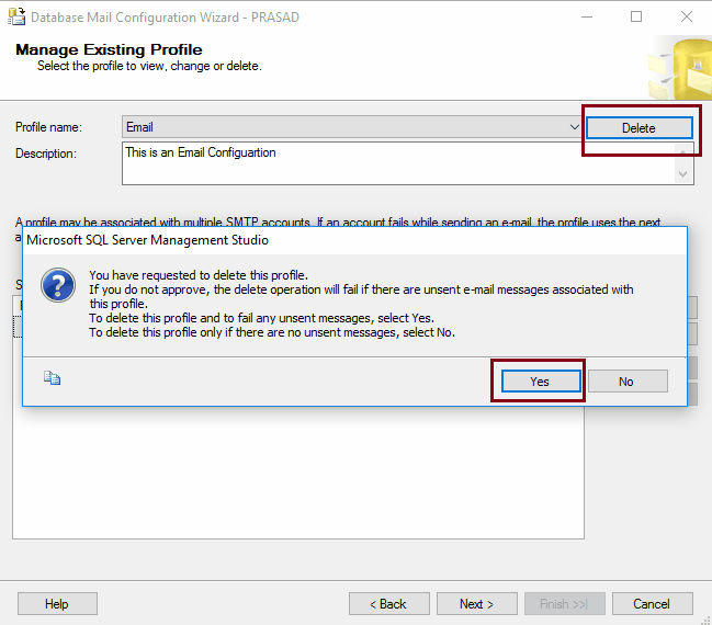 Click the Yes Button 19