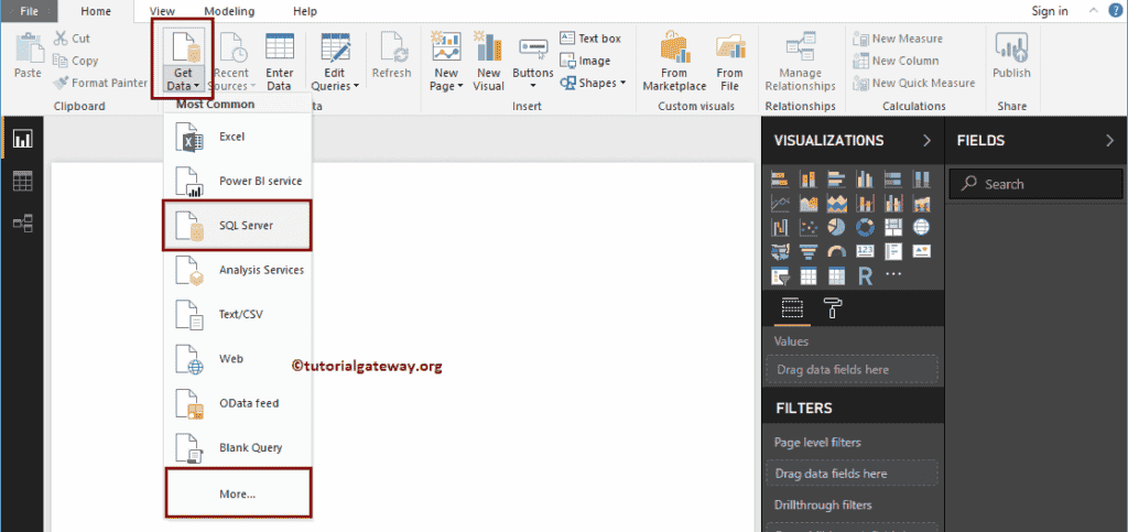 Connect Power BI to SQL Server 2