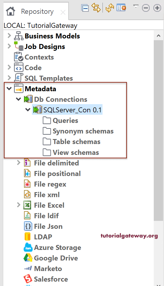 Connect Talend to SQL Server 5