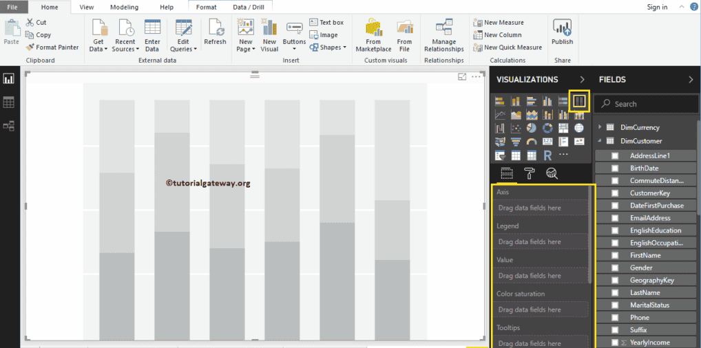 Create 100% Stacked Column Chart 3