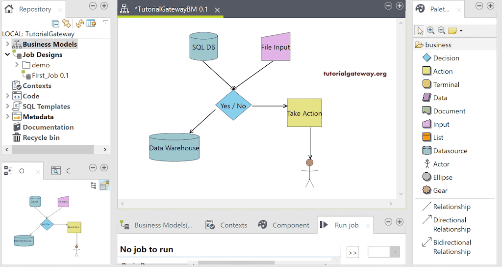 Create a Talend Business Model 5