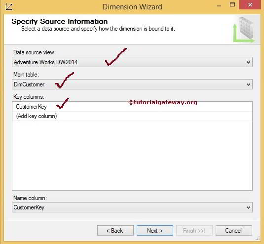 Create Dimension in SSAS 4