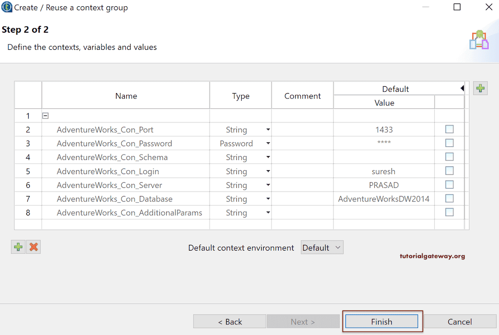 Create Global Context Group 11
