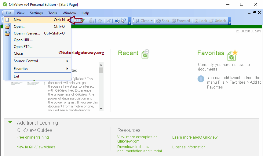 Create New QlikView Report Using Wizard 2