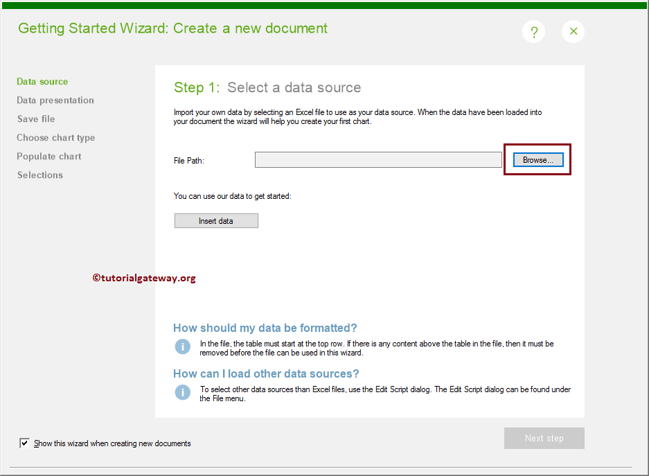 Create New QlikView Report Using Wizard 4