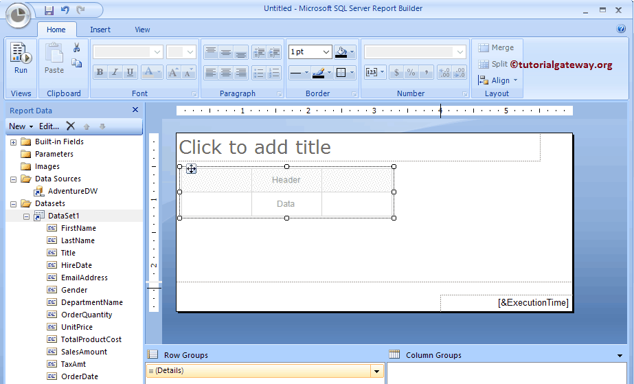 Empty table added 11