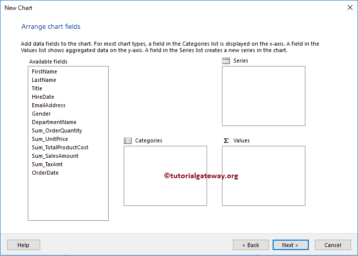Add Fields to all sections 6
