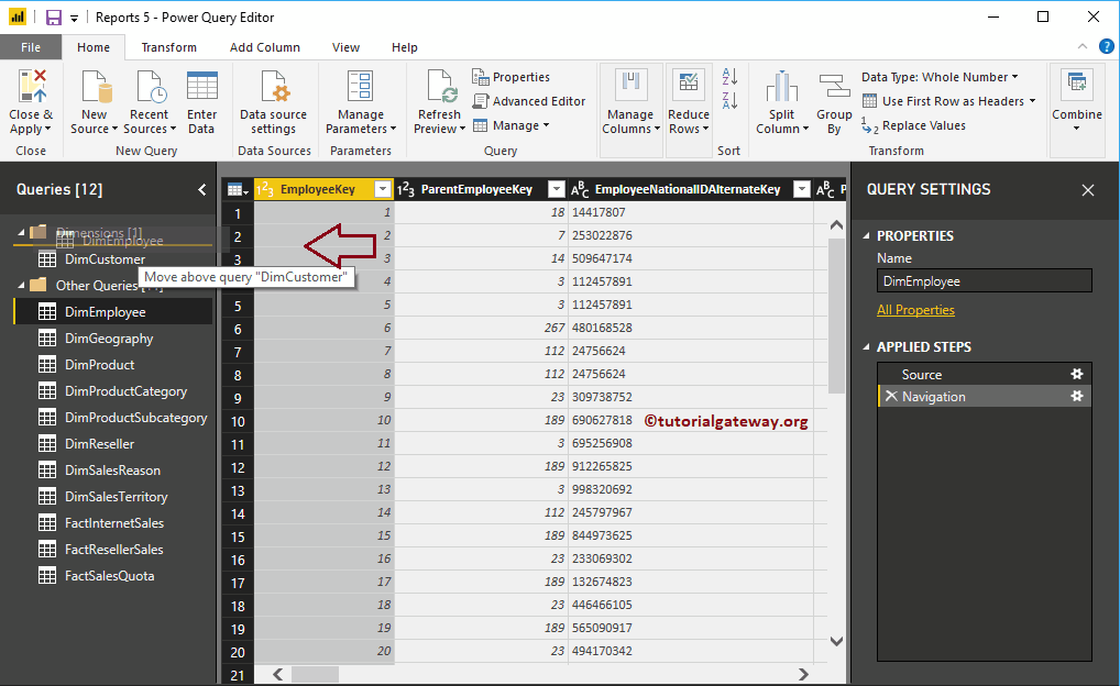 Create Query Groups 8