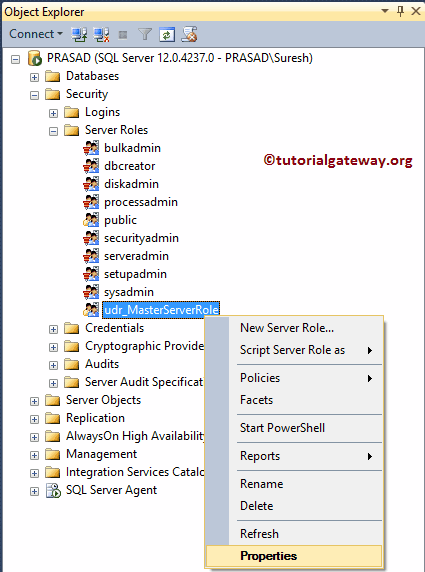 Choose the Properties option 17