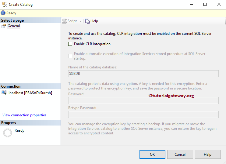 Create SSIS Catalog 3