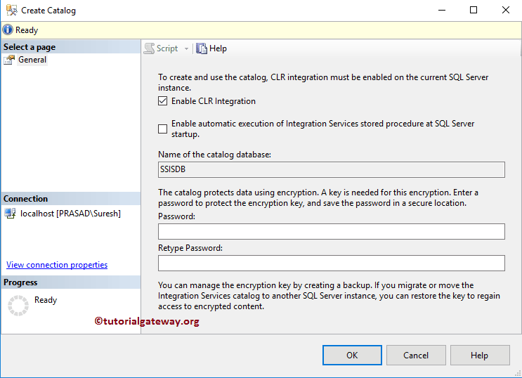 Choose Enable CLR Integration option 4