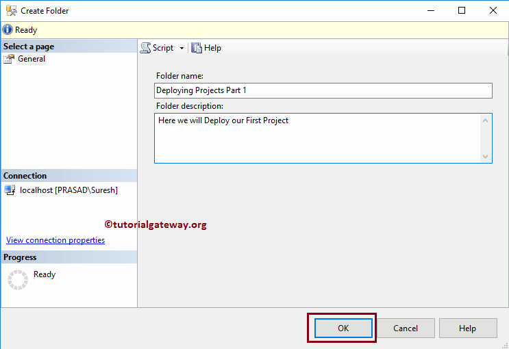 Provide Folder Name and Description 9