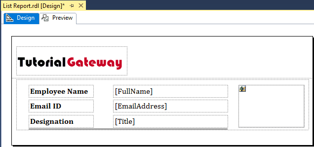 List report with Rectangle, text box, image 13