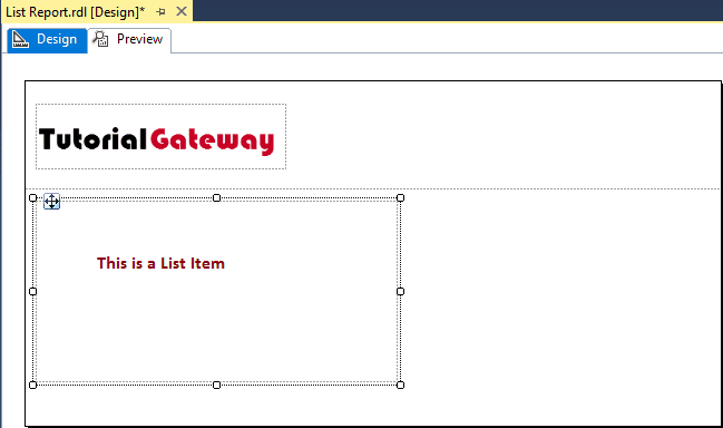 Create a List Report 4