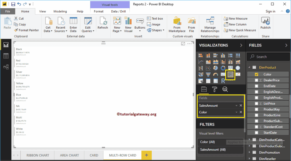 Create a Multi-Row Card 3