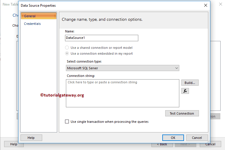 Data Source Name and Connection String 6