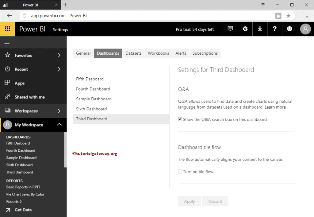 Customize Power BI Q&A Suggestions 3