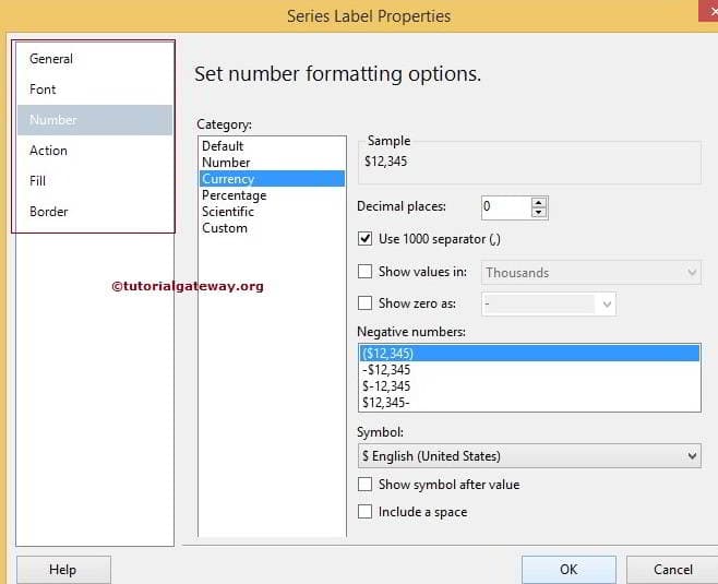Format Label Numbers