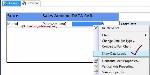 Show Data Labels in SSRS Data Bar