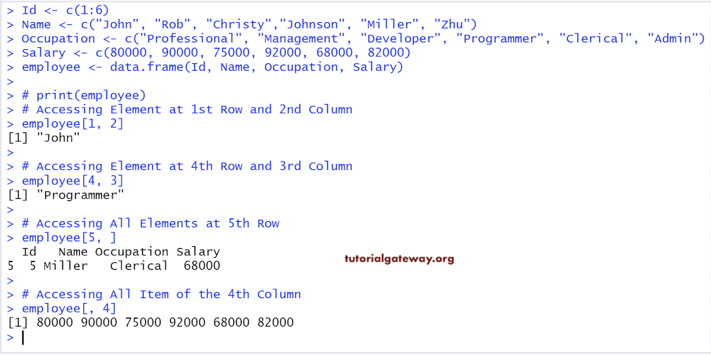 Accessing DF Low level elements